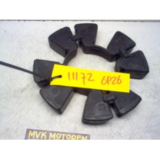 Rubber achtertandwiel Kawasaki GPZ600 R 1985-90