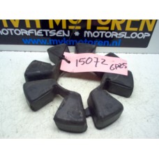 Rubber achtertandwiel Kawasaki GPZ500S EX500 1987-98