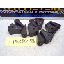 Rubbers achtertandwiel Yamaha YZF-R6 RJ032 1998-2002