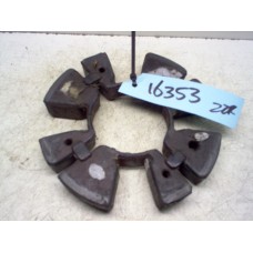 Rubber achtertandwiel Kawasaki ZZR600 ZX6E 1993-2002