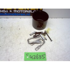 Onderdeel koffersluiting links Honda NT650V Deauville RC47 1998-2006