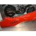 Kontdeel zijpaneel rechts rood Triumph Daytona 900 1200