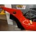 Kontdeel zijpaneel links rood Triumph Daytona 900 1200