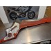 Kontdeel zijpaneel links rood Triumph Daytona 900 1200