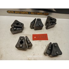 Rubbers Achtertandwiel Honda CB600F Hornet PC34 1998-2001