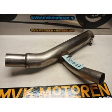 Collector uitlaat links Triumph sprint 900 executive T300 1997-1999