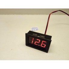 Digitale voltmeter rode led