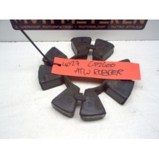 Rubber achtertandwiel Kawasaki GPZ600 R 1985-90