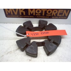 Rubber achtertandwiel Kawasaki GPZ500S EX500 1987-98